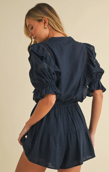 Lexi Linen Romper