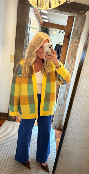 Perfectly Gingham Cardi