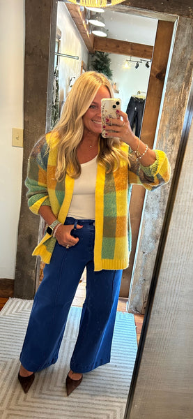 Perfectly Gingham Cardi