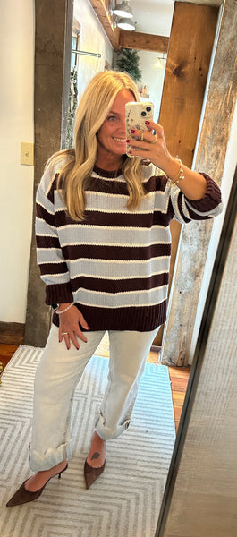 Frankie Stripe Pullover Sweater