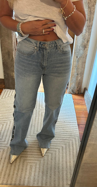 HR Pearl Side Seam Jean