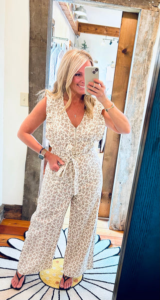 Floral Ruffled Jumpsuit