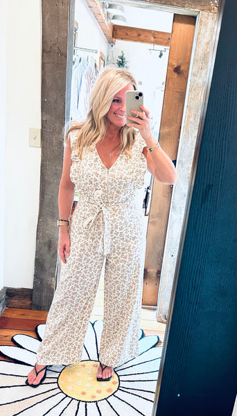 Floral Ruffled Jumpsuit