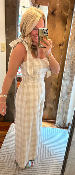 Helena Gingham Jumpsuit