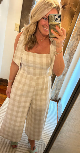 Helena Gingham Jumpsuit