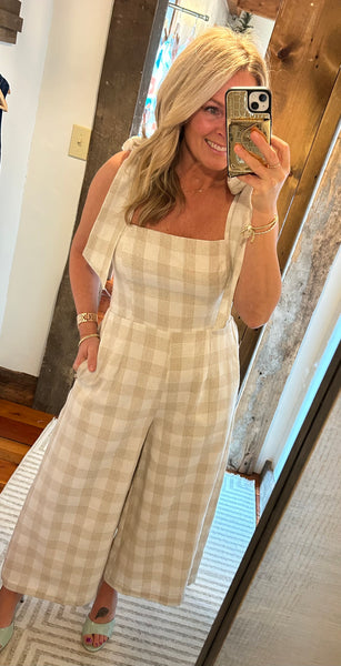 Helena Gingham Jumpsuit