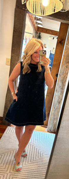 Denim A-Line Dress