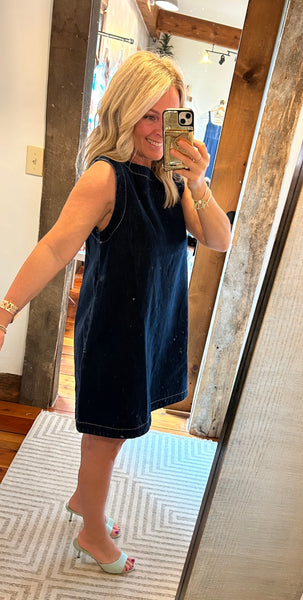 Denim A-Line Dress