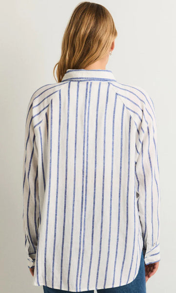 Perfect Linen Stripe Top