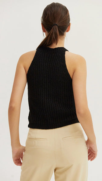 Chunky Knit Halter Top