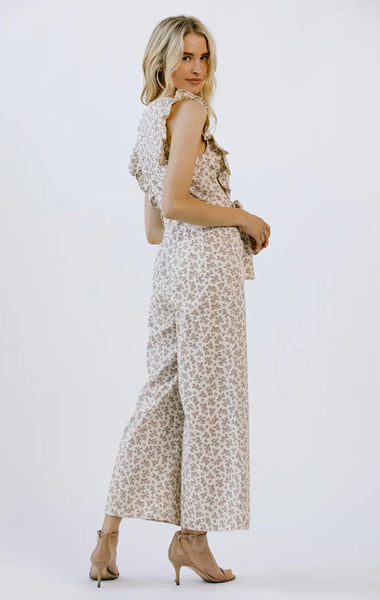 Floral Ruffled Jumpsuit