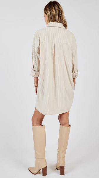 Corduroy Shirt Dress