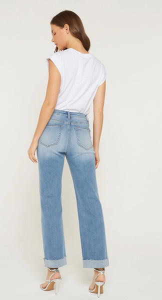 HR Straight Leg with Cuffed Hem