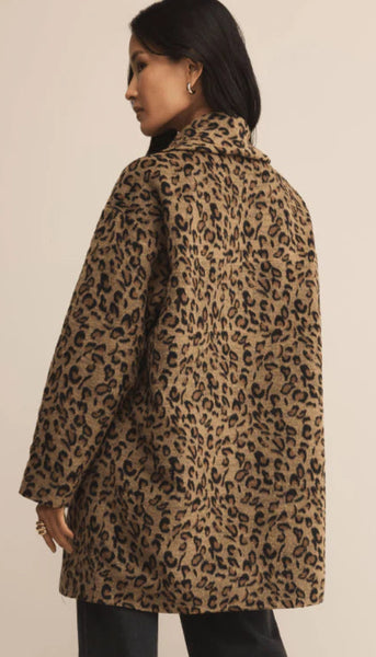 Lennon Oversized Leopard Coat