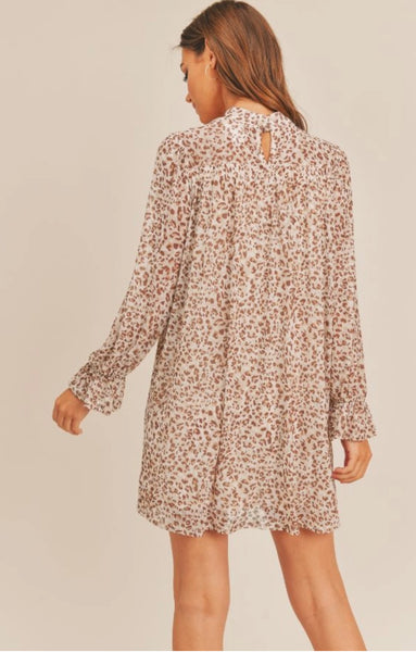 Leopard Print Flowy Dress