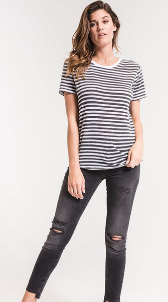 Striped Tee - The Green Shelf Boutique