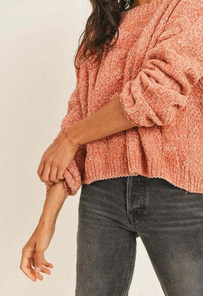 Phoebe Crop Pullover Sweater