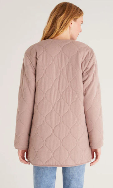 Rana Quilted Reversible Sherpa Coat