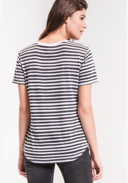 Striped Tee - The Green Shelf Boutique