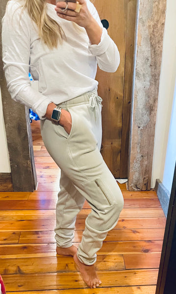 Fleece Lined Tapered Sweatpant